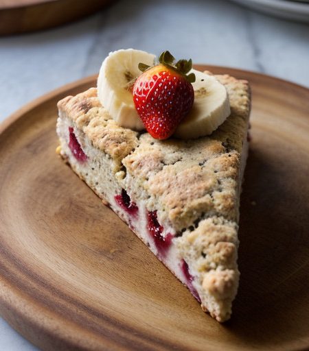 Strawbery Banana Scones recipe image