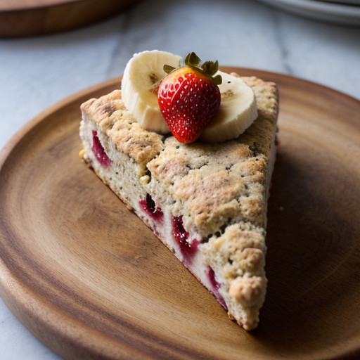 Strawbery Banana Scones recipe image