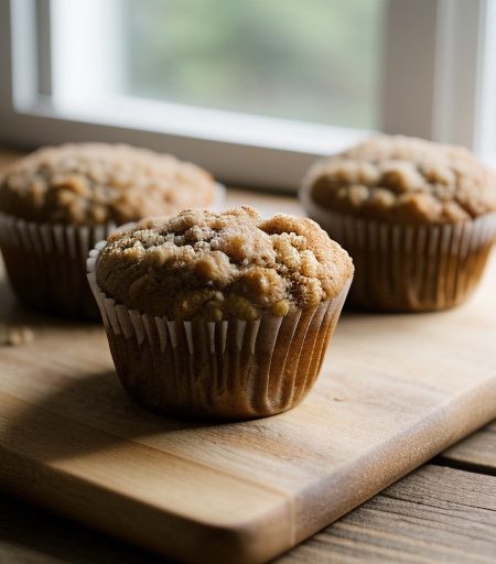 Streusel Apple Muffins recipe image