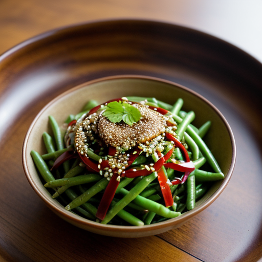String Bean Salad With Double Sesame Dressing recipe image