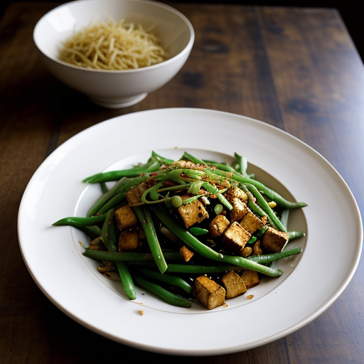 String Beans Stir-Fried With Tofu recipe image