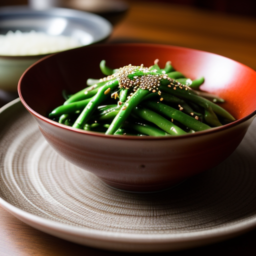 String Beans With Szechwan Preserved Vegetabl recipe image