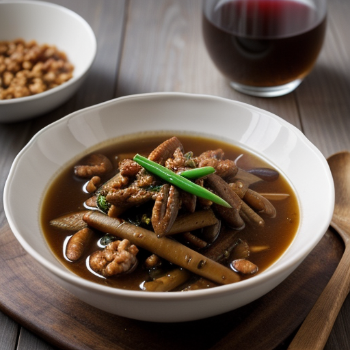 Stringbeans in Walnut Sauce recipe image