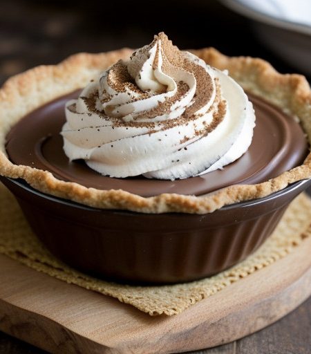 Striped Chocolate Peanut Butter Pie (Robin Dm recipe image