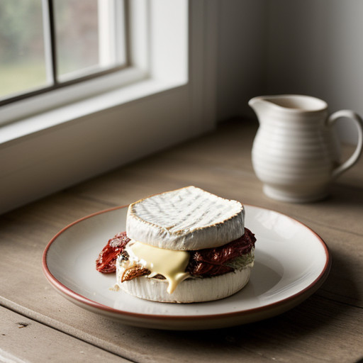 Striped Tomato Brie recipe image