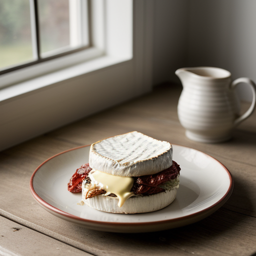Striped Tomato Brie recipe image