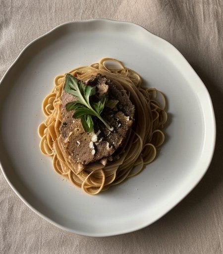 Strozza Pretti Alla Boscaiola recipe image