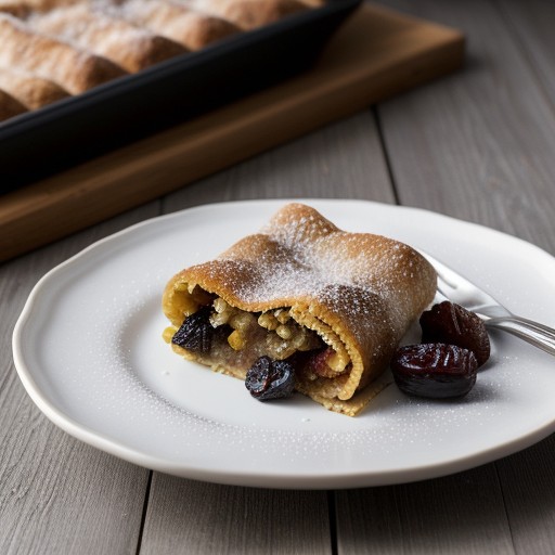 Strudel - Mixed Dried Fruit Filling recipe image