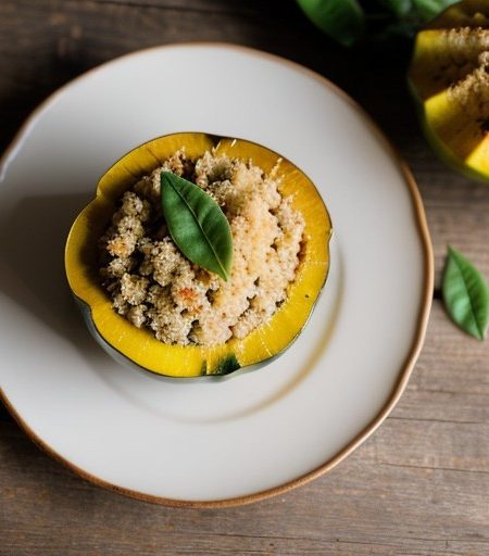 Stuffed Acorn Squash (3.5 PTS recipe image