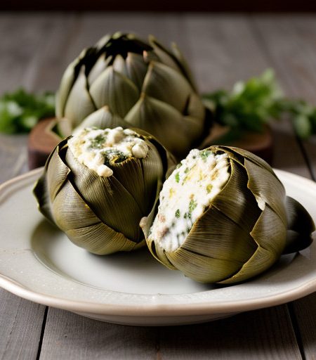 Stuffed Artichokes Italian Style recipe image