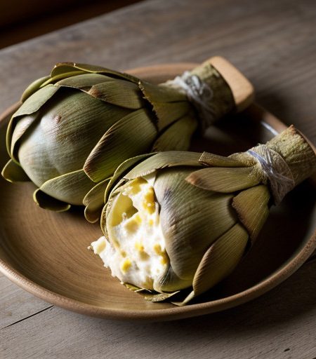 Stuffed & Baked Artichokes recipe image