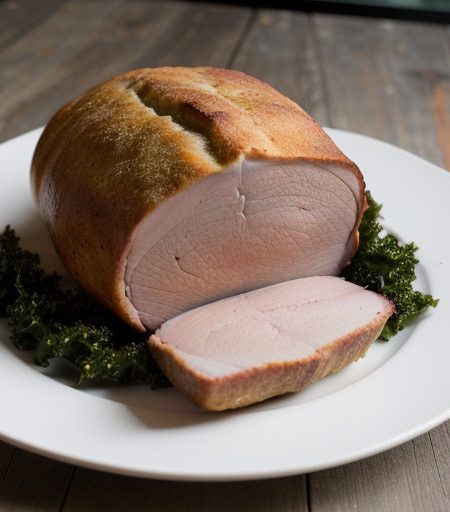 Stuffed Baked Ham recipe image