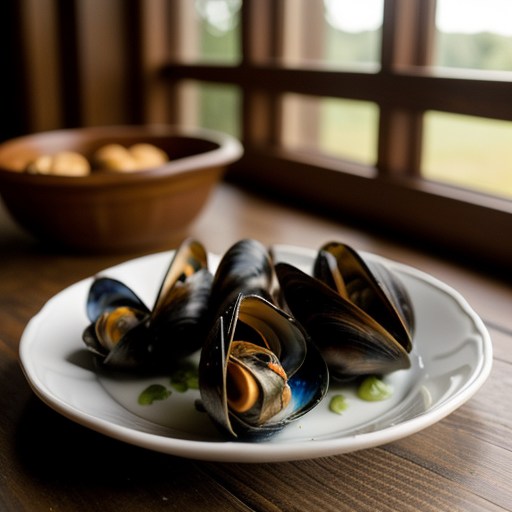 Stuffed Baked Mussels recipe image