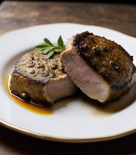 Stuffed Baked Pork Chops recipe image
