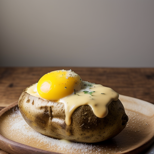 Stuffed Baked Potatoes With Cheese Sauce recipe image