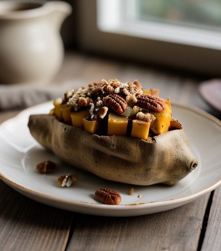 Stuffed Baked Sweet Potatoes (5 PTS recipe image