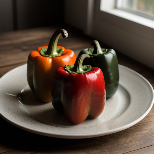 Stuffed Bell Peppers With Italian Seasonings recipe image
