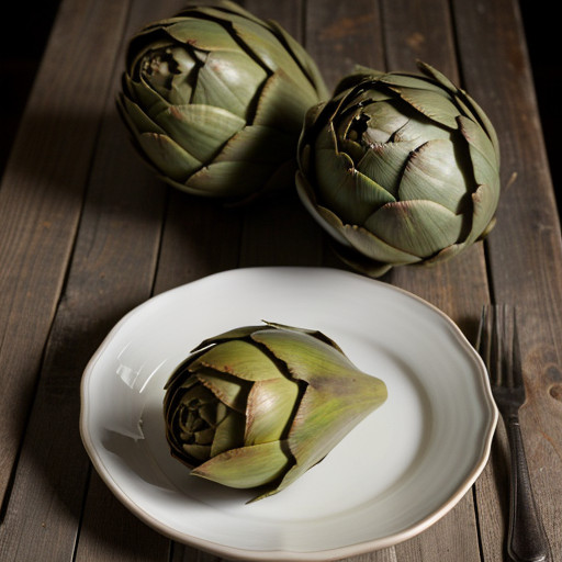 Stuffed Boiled Jumbo Artichokes recipe image