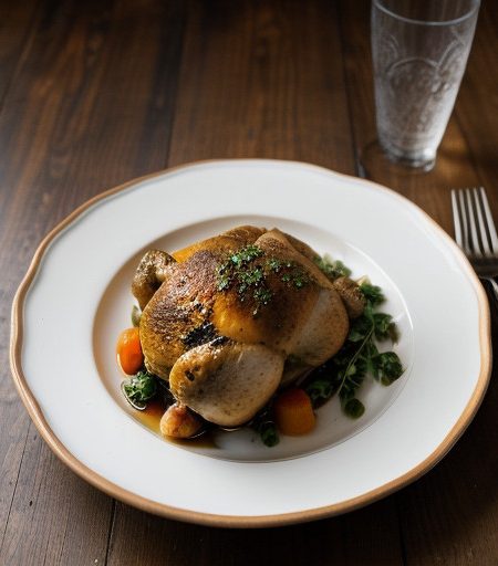 Stuffed Boneless Cornish Hen Wport Orange Sa recipe image