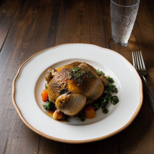 Stuffed Boneless Cornish Hen Wport Orange Sa recipe image