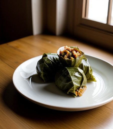 Stuffed Cabbage Leaves recipe image