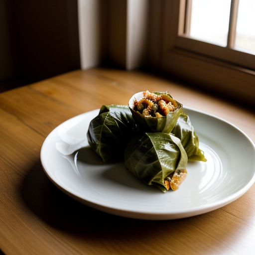 Stuffed Cabbage Leaves recipe image