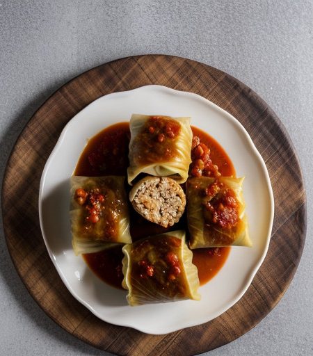 Stuffed Cabbage Rolls (Golabki recipe image