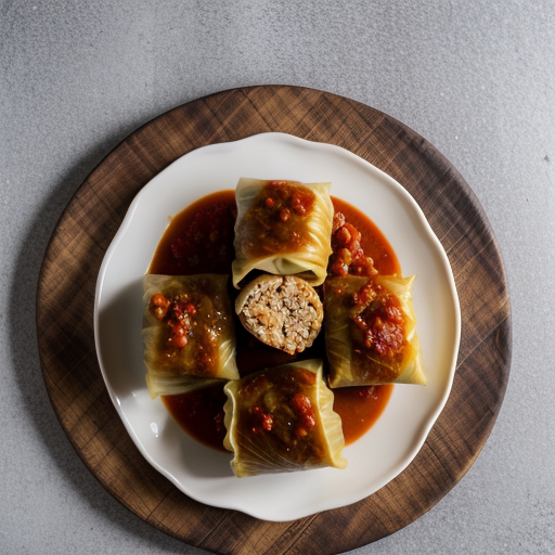 Stuffed Cabbage Rolls (Golabki recipe image