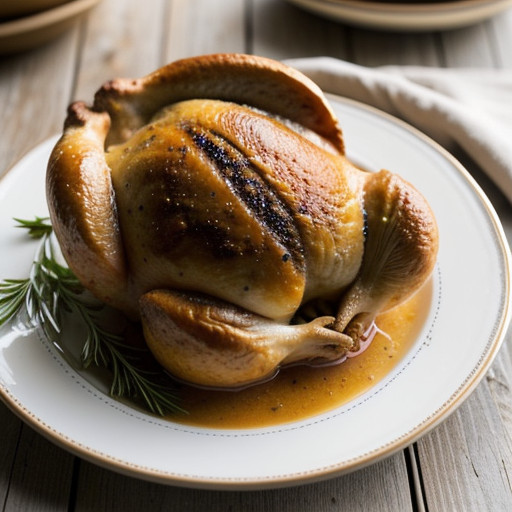 Stuffed Cornish Hen Acadiana recipe image