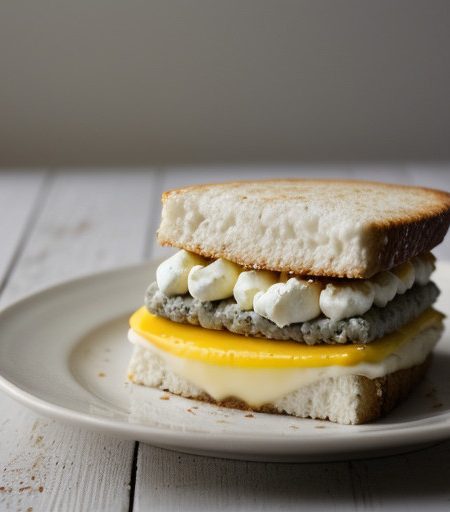 Stuffed Cottage Cheese Sandwiches recipe image