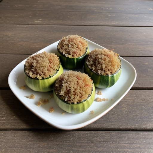 Stuffed Courgette Towers recipe image