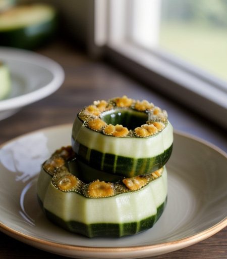 Stuffed Cucumber Rings recipe image