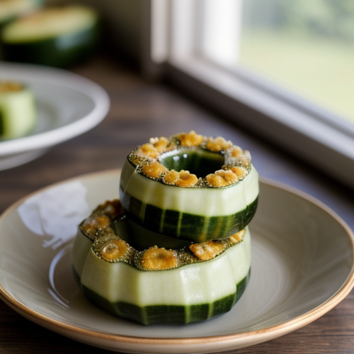 Stuffed Cucumber Rings recipe image