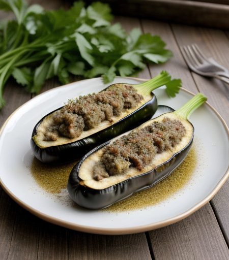 Stuffed Eggplant Padovana recipe image