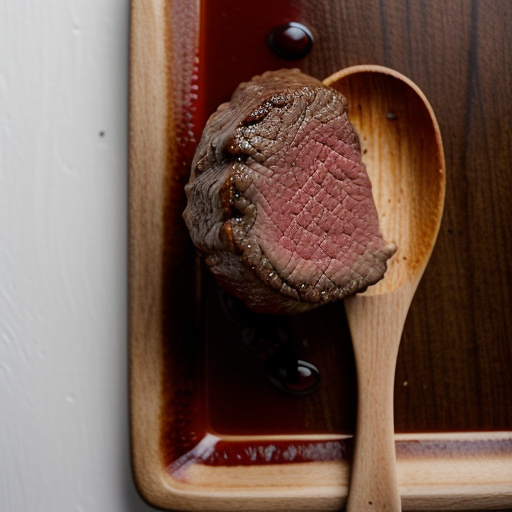 Stuffed Filet Mignon With Red Wine Sauce recipe image