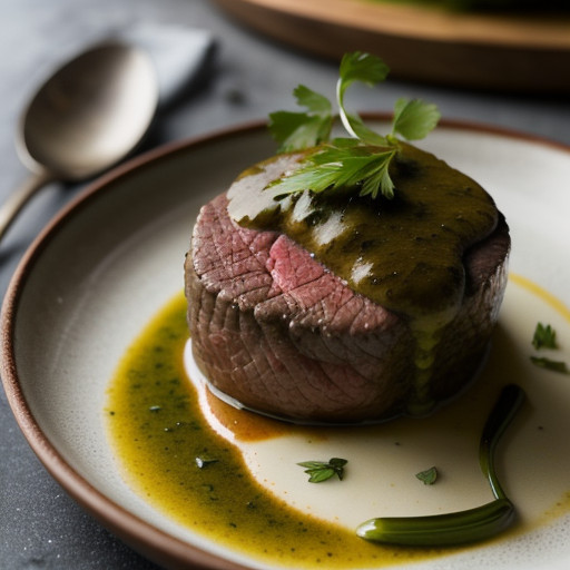 Stuffed Filet of Beef With Bordelaise Sauce recipe image