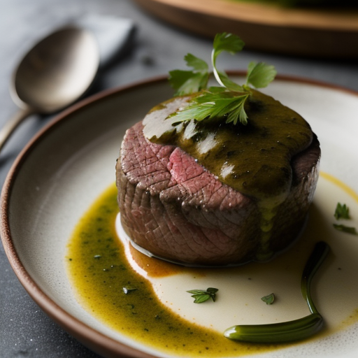 Stuffed Filet of Beef With Bordelaise Sauce recipe image