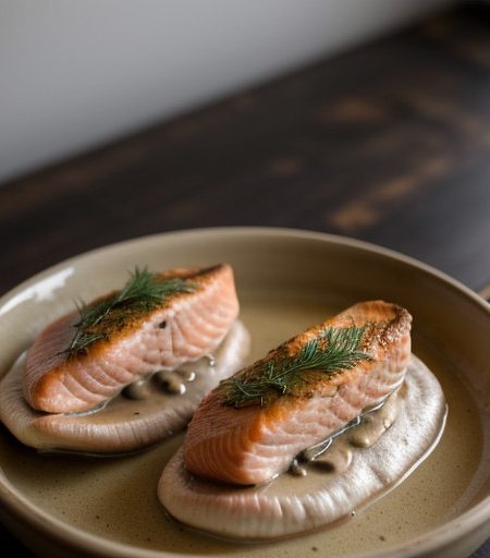 Stuffed Fillets of Sole With Mushroom Sauce recipe image