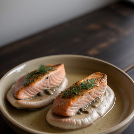 Stuffed Fillets of Sole With Mushroom Sauce recipe image