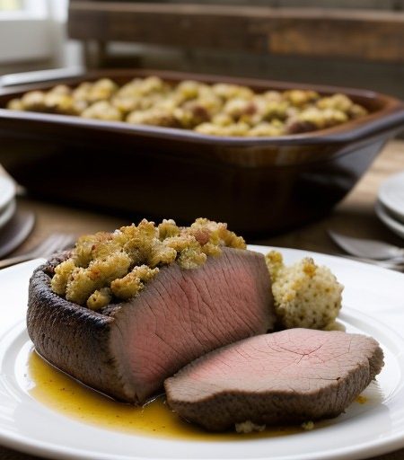 Stuffed Flank Steak recipe image