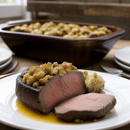 Stuffed Flank Steak recipe image