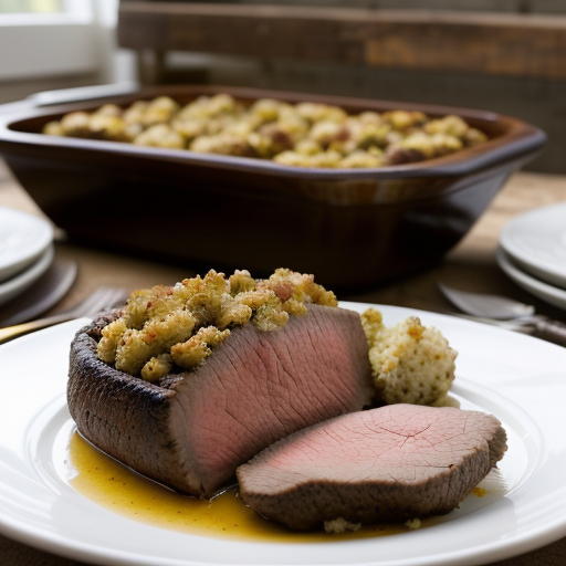 Stuffed Flank Steak recipe image
