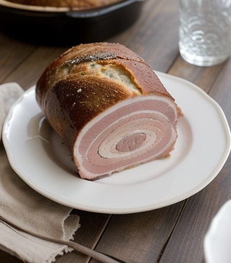 Stuffed Fresh Ham recipe image