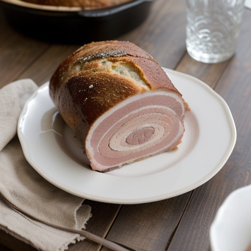 Stuffed Fresh Ham recipe image