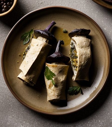Stuffed Grape Leaves (Persian recipe image