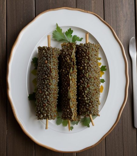 Stuffed Grape Leaves (Vegetarian recipe image