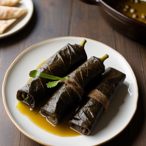 Stuffed Grape Leaves - Yalanchi Sarma recipe image
