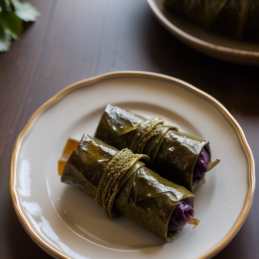 Stuffed Grape Leaves - Yalanchi Sarma recipe image