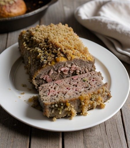 Stuffed Meat Loaf recipe image