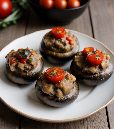 Stuffed Mushrooms (Veg Times recipe image